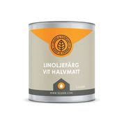 Linoljefärg Vit Halvmatt 110005